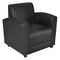 Regency Armchairs, Black Seat, 31 W 29 L 33 H, Wood, Vinyl Seat 7701NSJVBK - alternate 3
